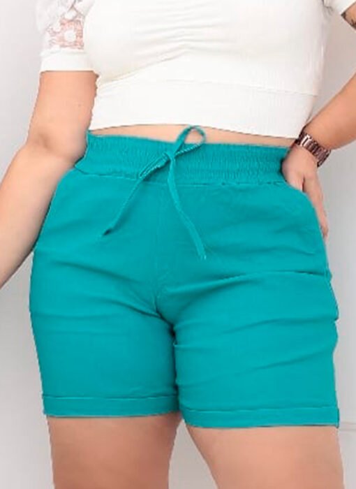 Short Jogger Feminino Plus Size Cores Variadas - Imagem 2