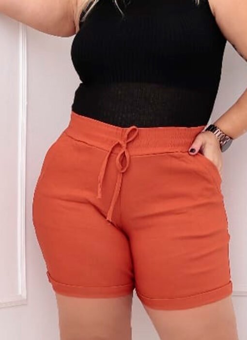 Short Jogger Feminino Plus Size Cores Variadas - Imagem 4