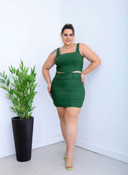 Conjunto Top B e Saia Short - Imagem 2