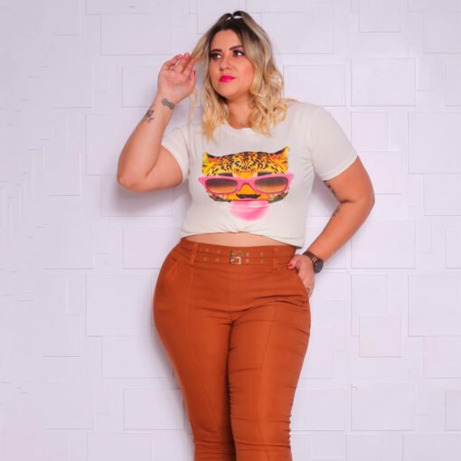 Calça Plus Ilhos
