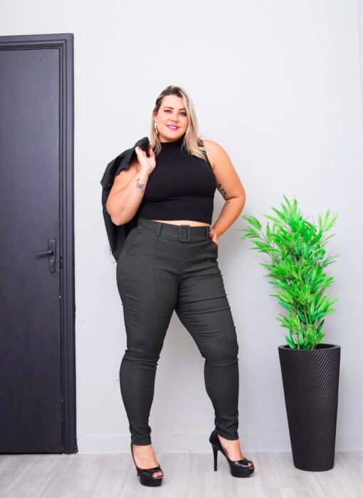 Calça Plus Feminino Com Fivela - Imagem 2