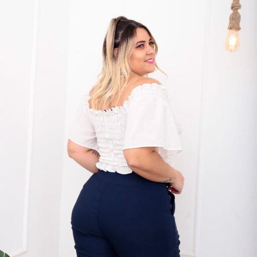 Bermuda Feminina Plus Com Fivela