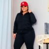 Conjunto Calça Moletom e Jaqueta Feminin Plus Size no Brás