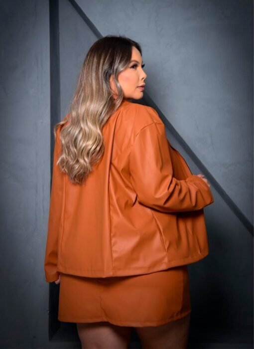 Jaqueta de Couro Plus Size - Imagem 5