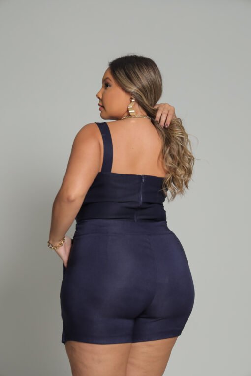 Short Saia Com Fivelha Detalhe Na Lateral - Imagem 9