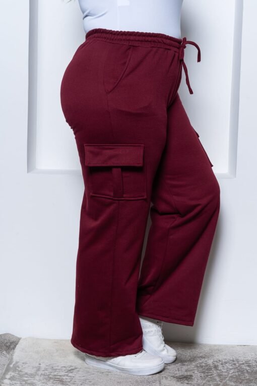 Calça Moletom Com Bolso e Elástico Na Cintura - Imagem 16