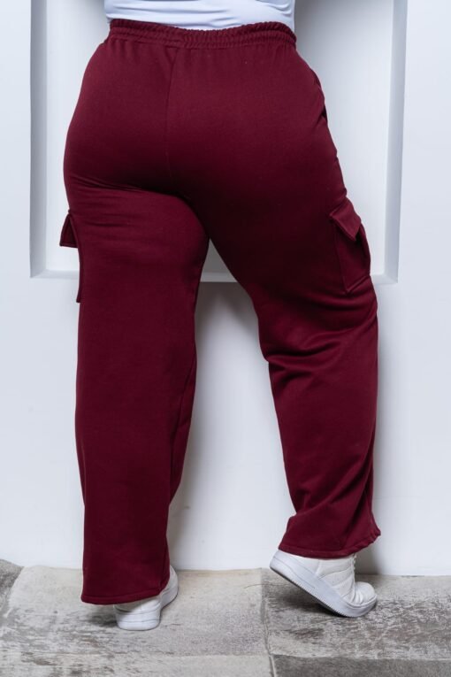 Calça Moletom Com Bolso e Elástico Na Cintura - Imagem 17